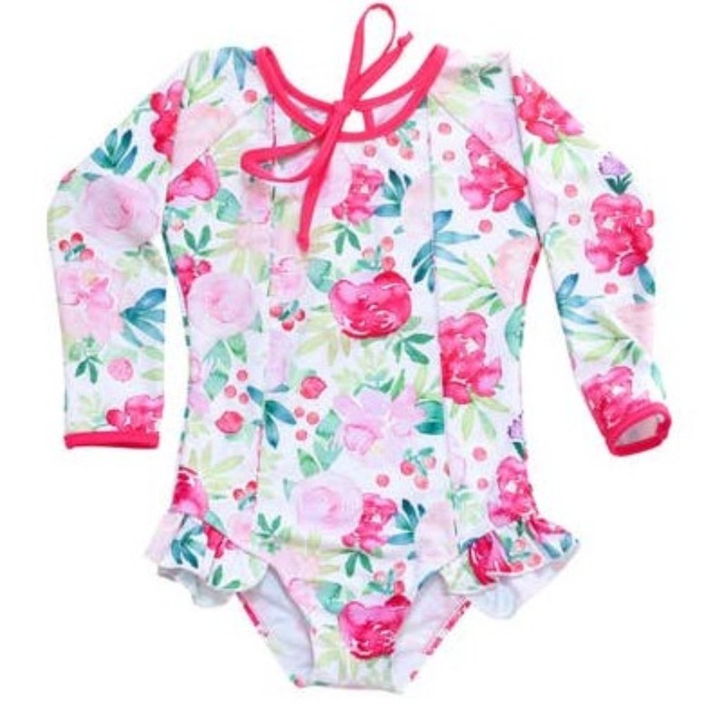 Blueberry Bay Barefoot Bavaro Girls Swimsuit